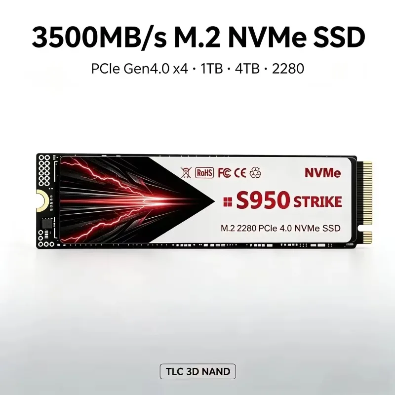 Originele S950 500GB/1TB/2TB/4 - M.2 Nvme 4Tb Pcie 4.0 Ssd recensie en prijs