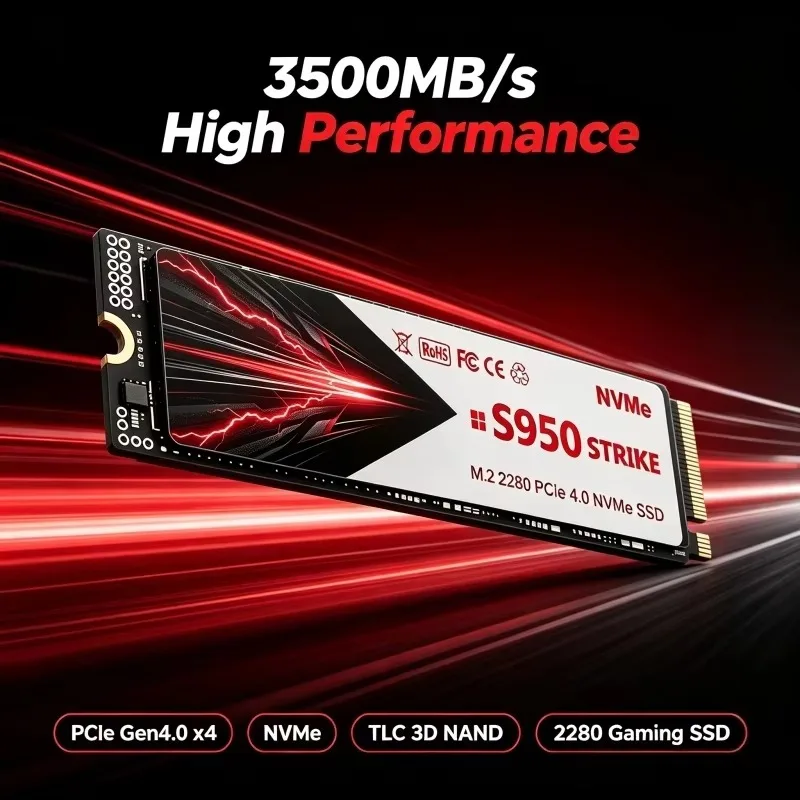 Originele S950 500GB/1TB/2TB/4 - M.2 Nvme 4Tb Pcie 4.0 Ssd recensie en prijs