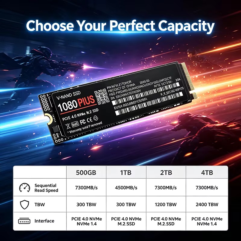 Gaming M.2 NVMe SSD 1080 PLUS  - M.2 Nvme 4Tb Pcie 4.0 Ssd recensie en prijs